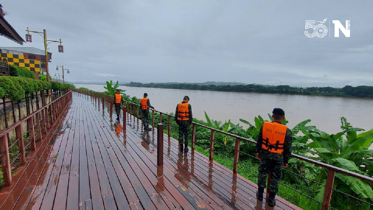 เชียงคานประกาศให้ประชาชนที่อาศัยริมแม่น้ำโขงเฝ้าระวังน้ำท่วมฉับพลัน