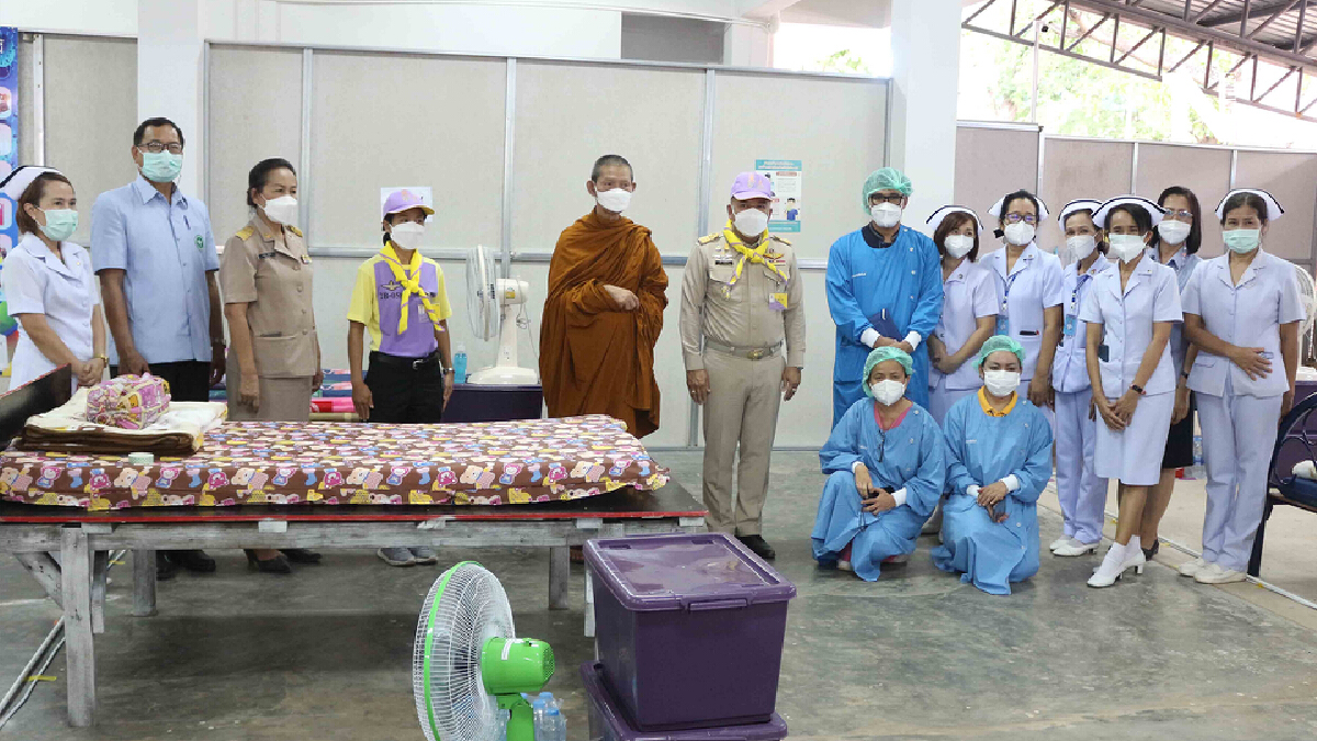 กาฬสินธุ์พร้อมปรับเตียงรอเป็นเตียงรักษารพ.สนามสหัสขันธ์