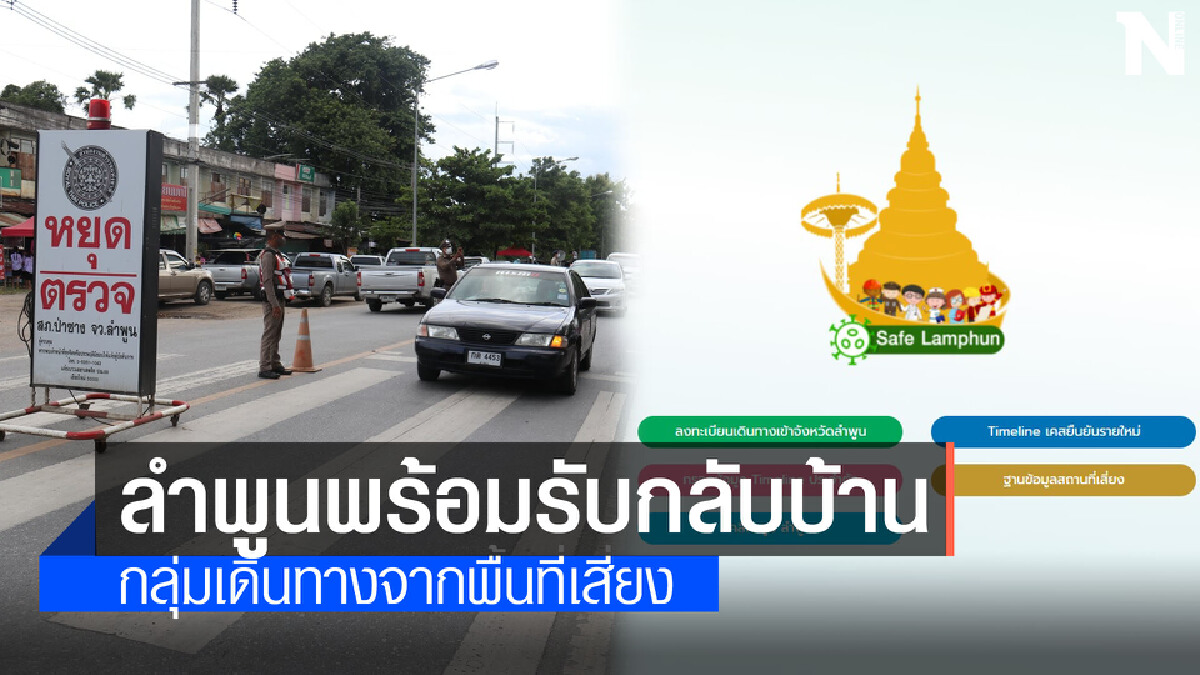 ผู้ว่าฯคุมเข้มตั้งด่านโควิด-19พร้อมรับคนลำพูนกลับบ้าน