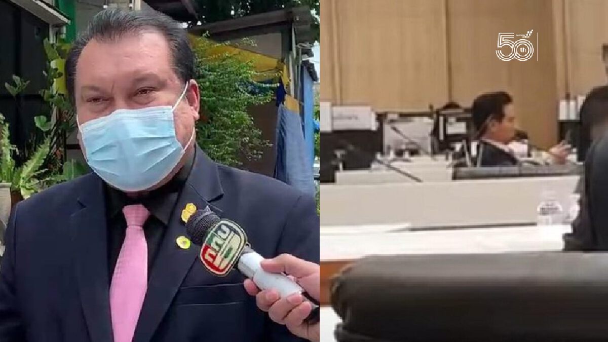 "สนธิญา" แจ้งความ ตร.ฟัน "พิธา" นั่งประชุมงบไม่สวมหน้ากาก