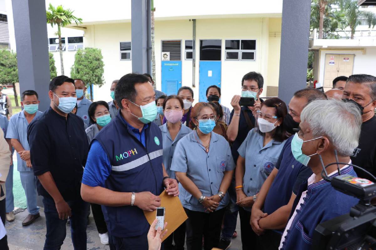 "อนุทิน"ลงพื้นที่ตรวจโควิด-19 เชียงรายสถานการณ์ดีขึ้น