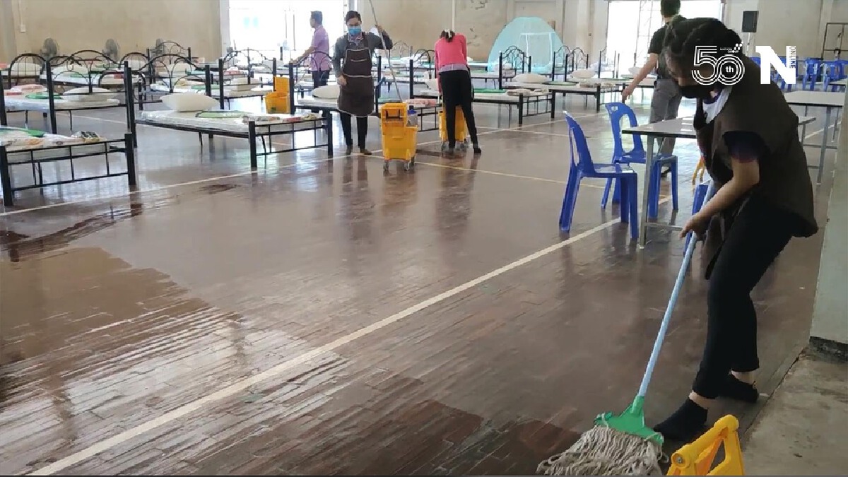 "น่าน"ปิดรพ.สนามที่1-ปรับปรุงระบบสาธารณูปโภค-สุขารับผู้ป่วยโควิด