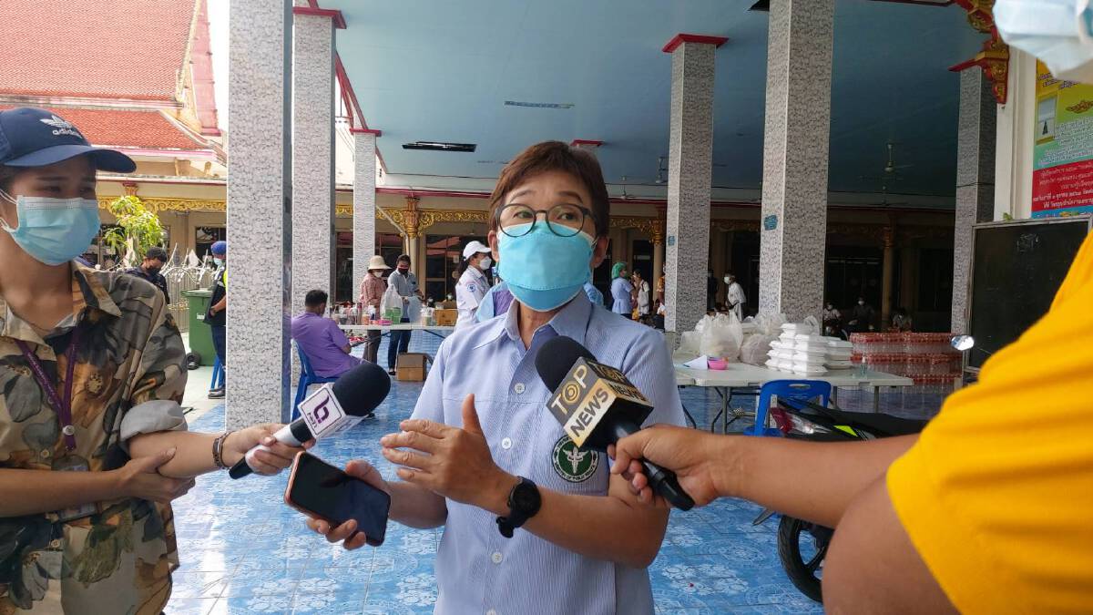 เร่งประสานช่วยเหลือผู้ป่วยโควิด อพยพเหตุเพลิงไหม้โรงงานกิ่งแก้ว