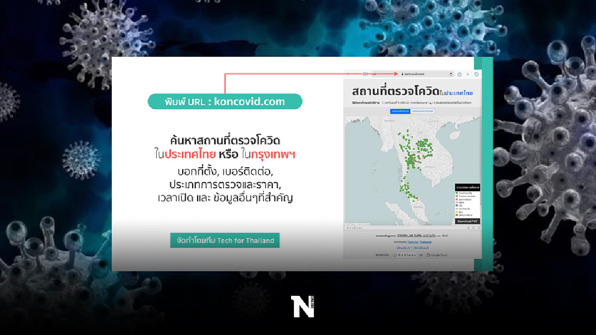 ด่วน! ศบค. เปิด koncovid.com รวมสถานที่ตรวจโควิดทั่วประเทศ ด่วน! ศบค. เปิด koncovid.com รวมสถานที่ตรวจโควิดทั่วประเทศ