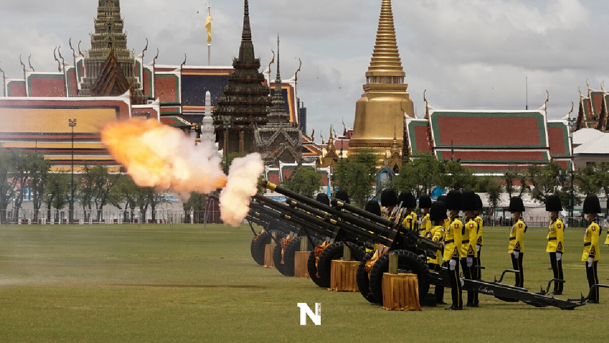 3 เหล่าทัพยิงสลุตหลวงเฉลิมพระเกียรติพระพันปีหลวง 3 เหล่าทัพยิงสลุตหลวงเฉลิมพระเกียรติพระพันปีหลวง