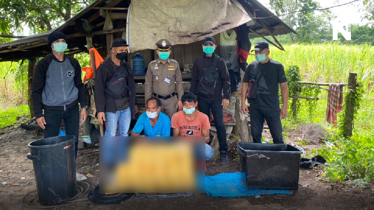 ตร.คำม่วงรวบสองเอเย่นต์ค้ายาบ้ายึดของกลาง 3.3 แสนเม็ด