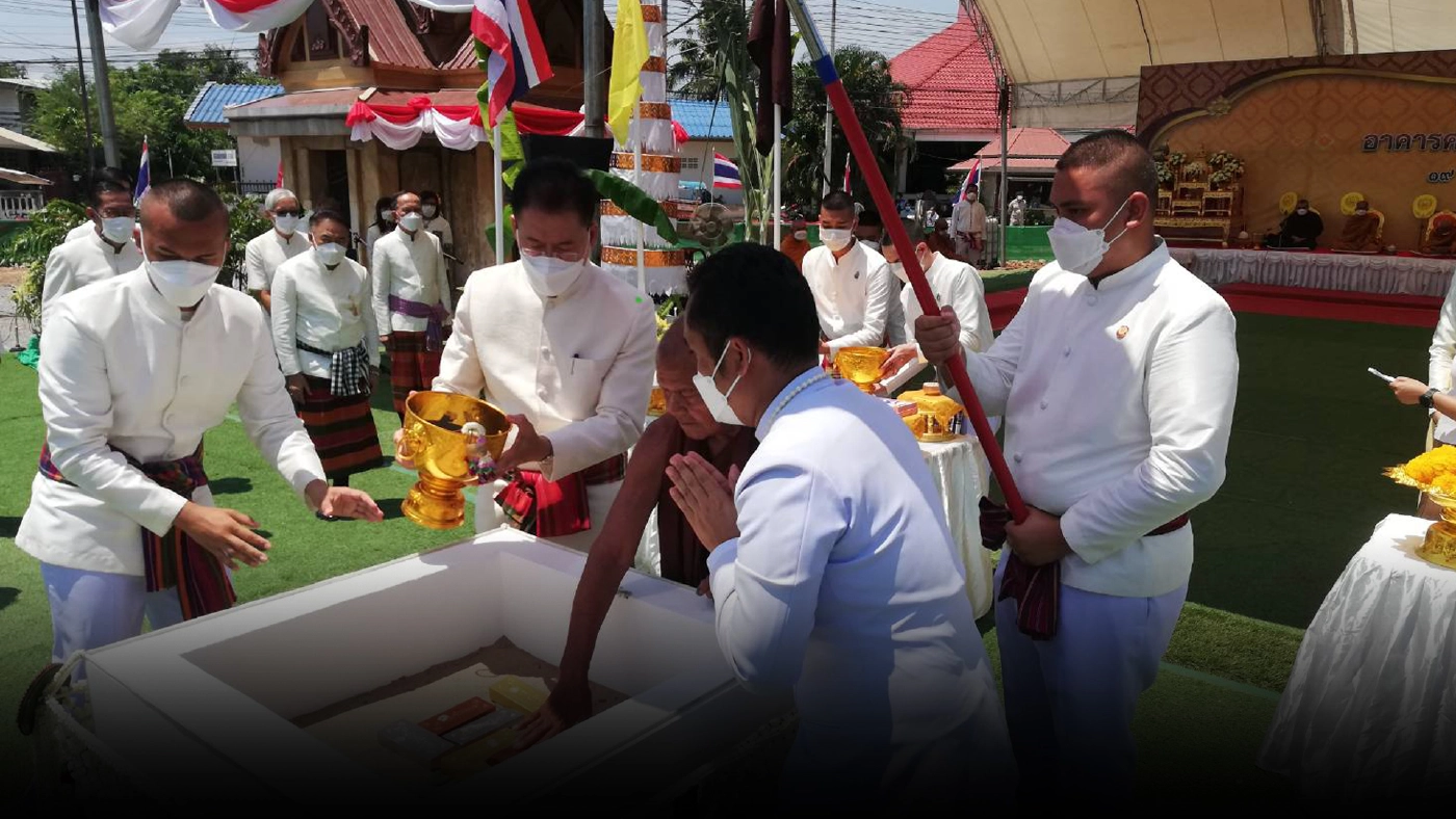 ฤกษ์ดี วางศิลาฤกษ์ศาลใหม่เจ้าพ่อพญาแลเจ้าเมืองคนแรกชัยภูมิ