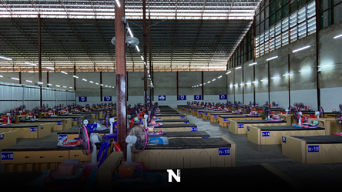 เปิด รพ.สนามแห่งที่ 2 อำเภอนางรองพร้อมรับผู้ป่วยกลับบ้าน