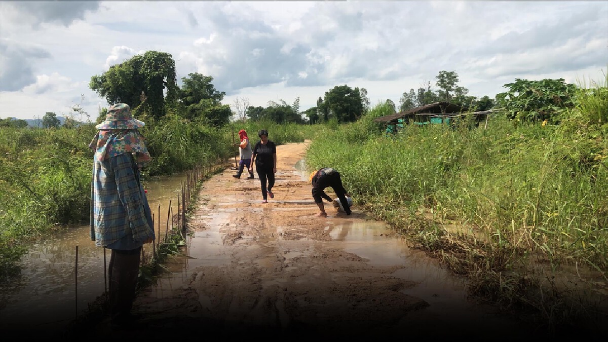 ชาวบ้านสุดทนร้องสื่อ-ทางเบี่ยงถนนผิวดวงจันทร์ ชาวบ้านสุดทนร้องสื่อ-ทางเบี่ยงถนนผิวดวงจันทร์