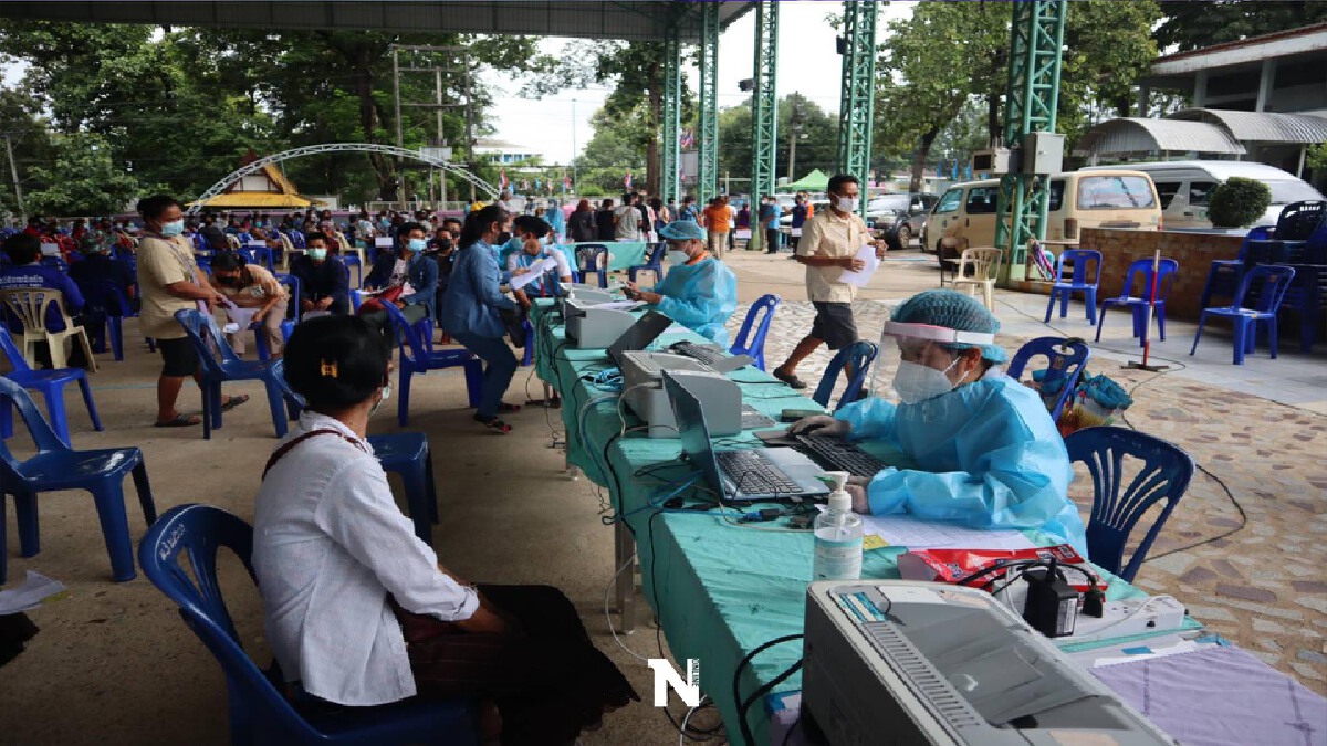 ชาวพบพระครึ่งพันตื่นตัว-แห่ฉีดวัคซีน ชาวพบพระครึ่งพันตื่นตัว-แห่ฉีดวัคซีน