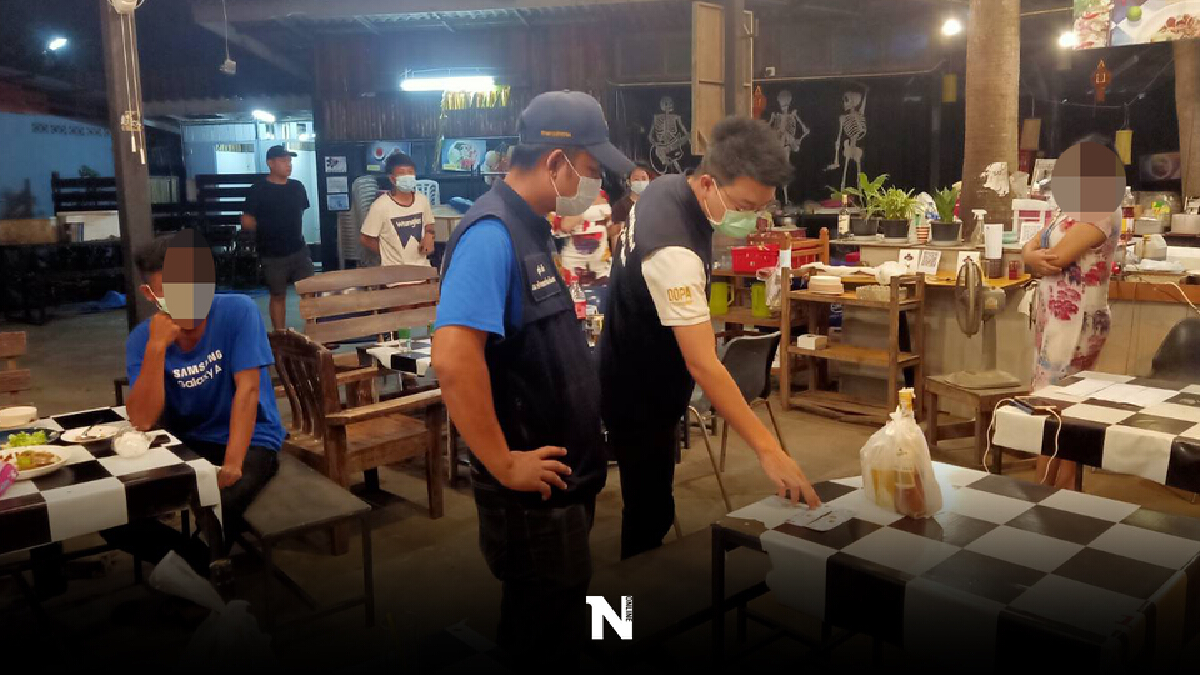 ปลัดสันทรายลุยจับร้านอาหารแหกคอกเย้ยโควิด-19