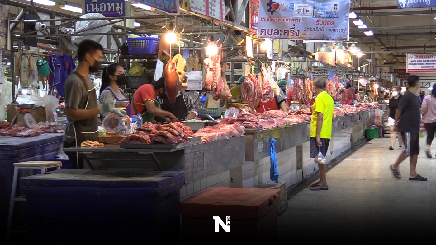 เปิดตลาดสดคูขวางหลังปิดยาว 14 วัน ผู้ค้า-ผู้ซื้อยังผวา เปิดตลาดสดคูขวางหลังปิดยาว 14 วัน ผู้ค้า-ผู้ซื้อยังผวา