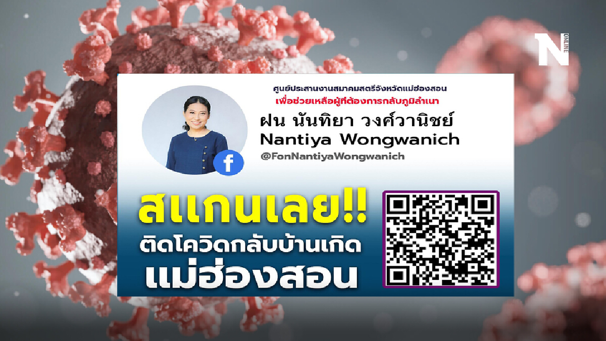 สมาคมสตรีแม่ฮ่องสอน-เร่งช่วยผู้ป่วยโควิดกลับบ้าน