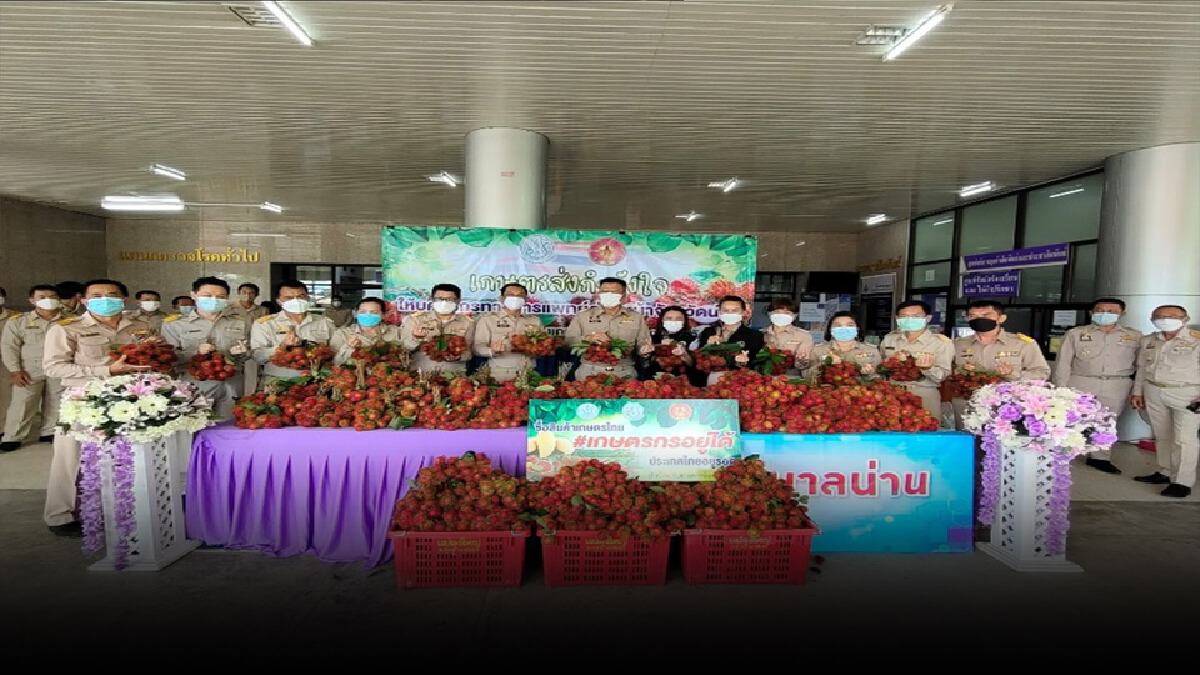 "น่าน"มอบเงาะ3,100กก.-ปันน้ำใจสู้โควิด19 "น่าน"มอบเงาะ3,100กก.-ปันน้ำใจสู้โควิด19