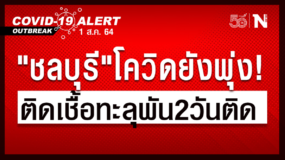 "ชลบุรี"รายงานผู้ติดเชื้อเพิ่ม 1,147 ราย พร้อมเปิด 19 จุดเสี่ยง