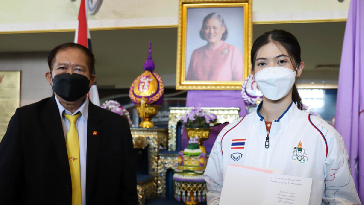 กรมสมเด็จพระเทพฯ พระราชทานบัตรอวยพร แสดงความยินดีแก่ "น้องเทนนิส" 