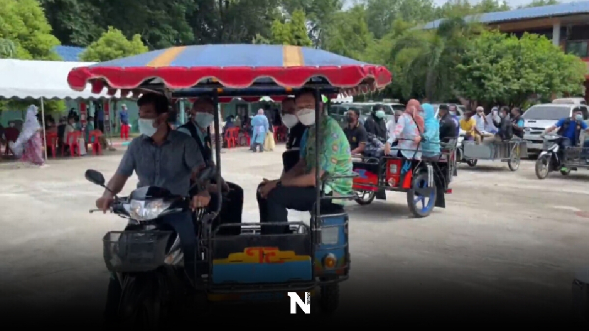 มิติใหม่ สามล้อเดลิเวอรีฉีดวัคซีนชายแดนใต้ มิติใหม่ สามล้อเดลิเวอรีฉีดวัคซีนชายแดนใต้