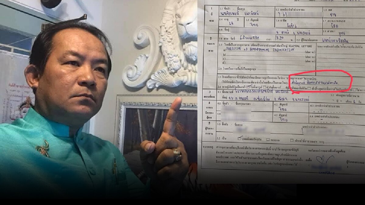 ศรีสุวรรณ จ่อร้อง ป.ป.ท. สอบแพทย์ออกใบรับรองการตาย คดีผกก.โจ้