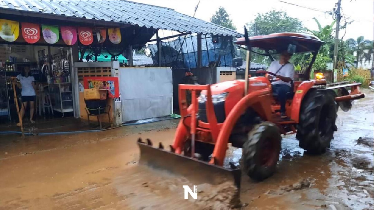 เร่งช่วยเหลือน้ำป่า"ดอยนางนอน"ทะลัก"แม่สาย"