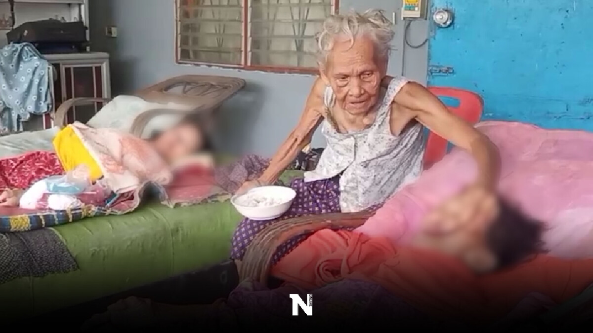 40ปี รักของแม่ แม่วัยชรา 90 ปีเลี้ยงลูกแฝดพิการ