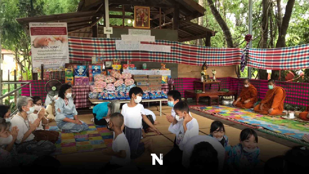 บ้านลูกรักจัดผ้าป่านมผงระดมทุนช่วยเหลือเด็ก บ้านลูกรักจัดผ้าป่านมผงระดมทุนช่วยเหลือเด็ก