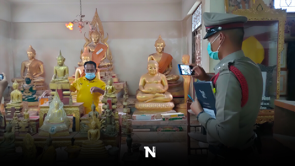 วัดวุ่นเปิดศูนย์กักตัว โจรฉวยโอกาสขโมยพระพุทธรูปไม้โบราณกว่า 200 ปี