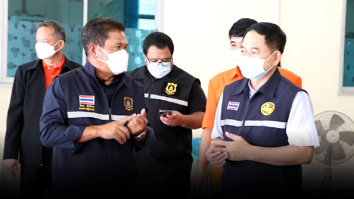 ผู้ว่าฯตรวจมาตรการแก้ปัญหาคลัสเตอร์คนงานขนส่งสินค้า ผู้ว่าฯตรวจมาตรการแก้ปัญหาคลัสเตอร์คนงานขนส่งสินค้า