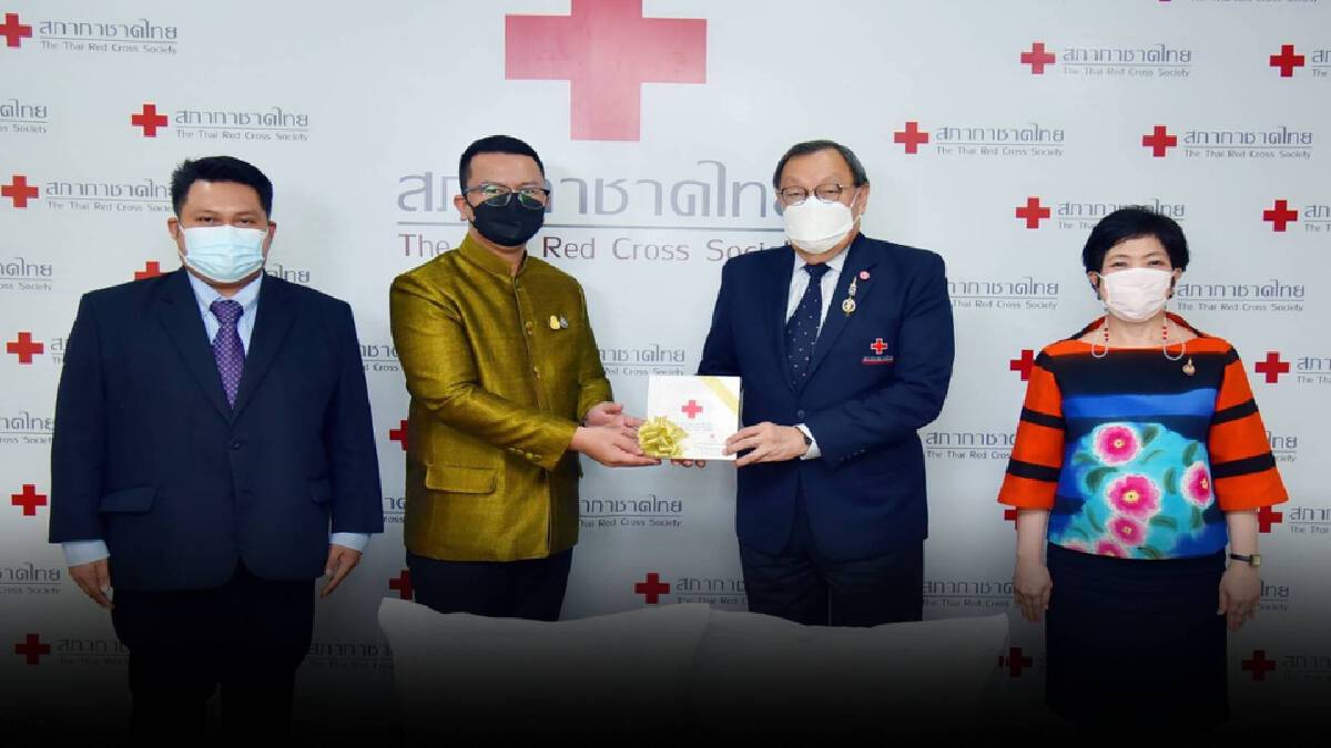 สมาคมสภาพุทธสาสนาสัมพันธ์ สนับสนุนข้าวสาร-ปลากระป๋อง สภากาชาดไทย สมาคมสภาพุทธสาสนาสัมพันธ์ สนับสนุนข้าวสาร-ปลากระป๋อง สภากาชาดไทย