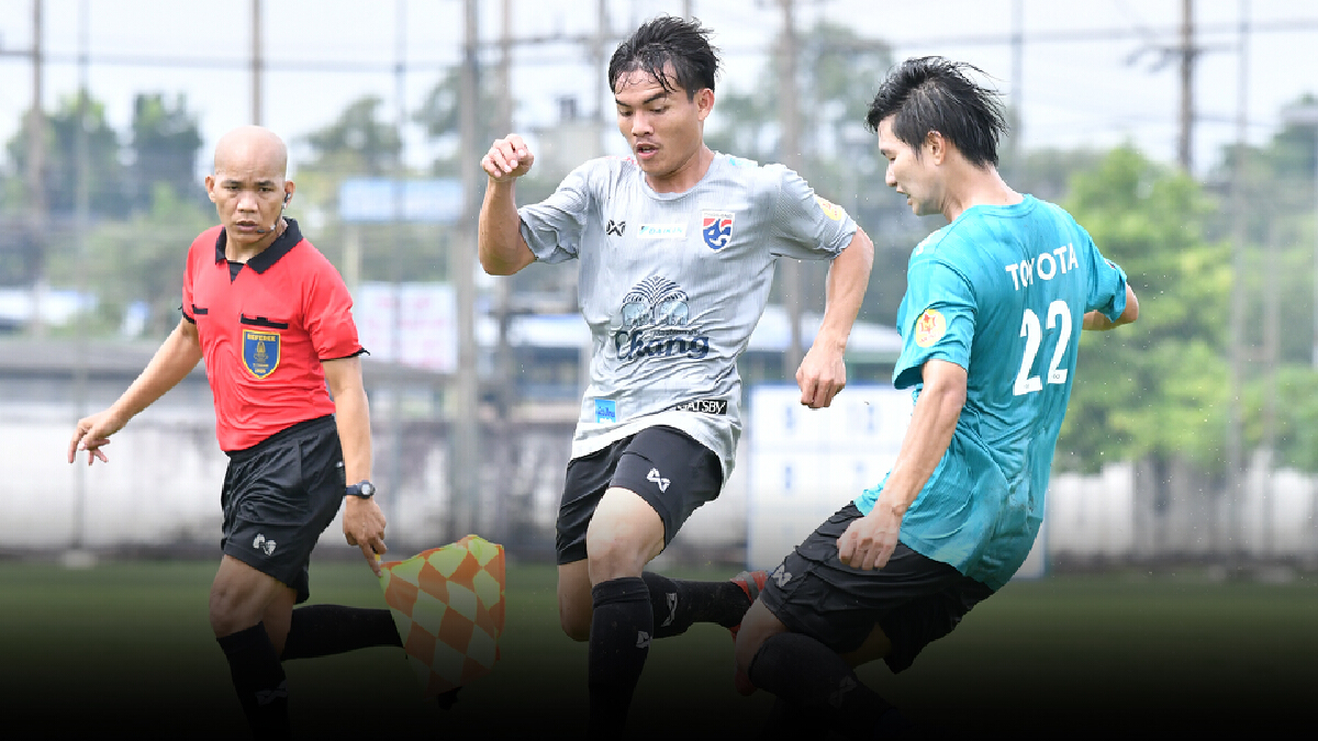 ช้างศึก U23 ลงอุ่นเครื่องกันเองรอบสอง "โค้ชก้าง"พอใจเด็กพัฒนาต่อเนื่อง