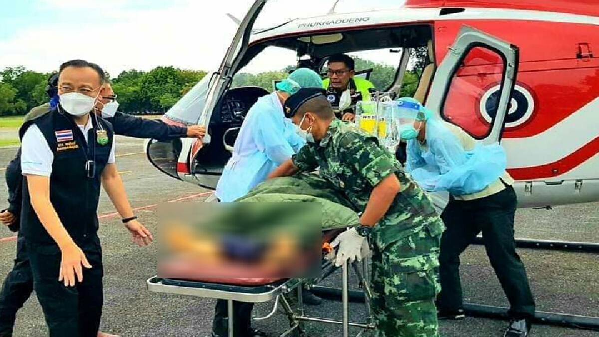 นำศพวีรบุรุษป่าไม้ถูกกระทิงขวิดไปตั้งบำเพ็ญกุศล