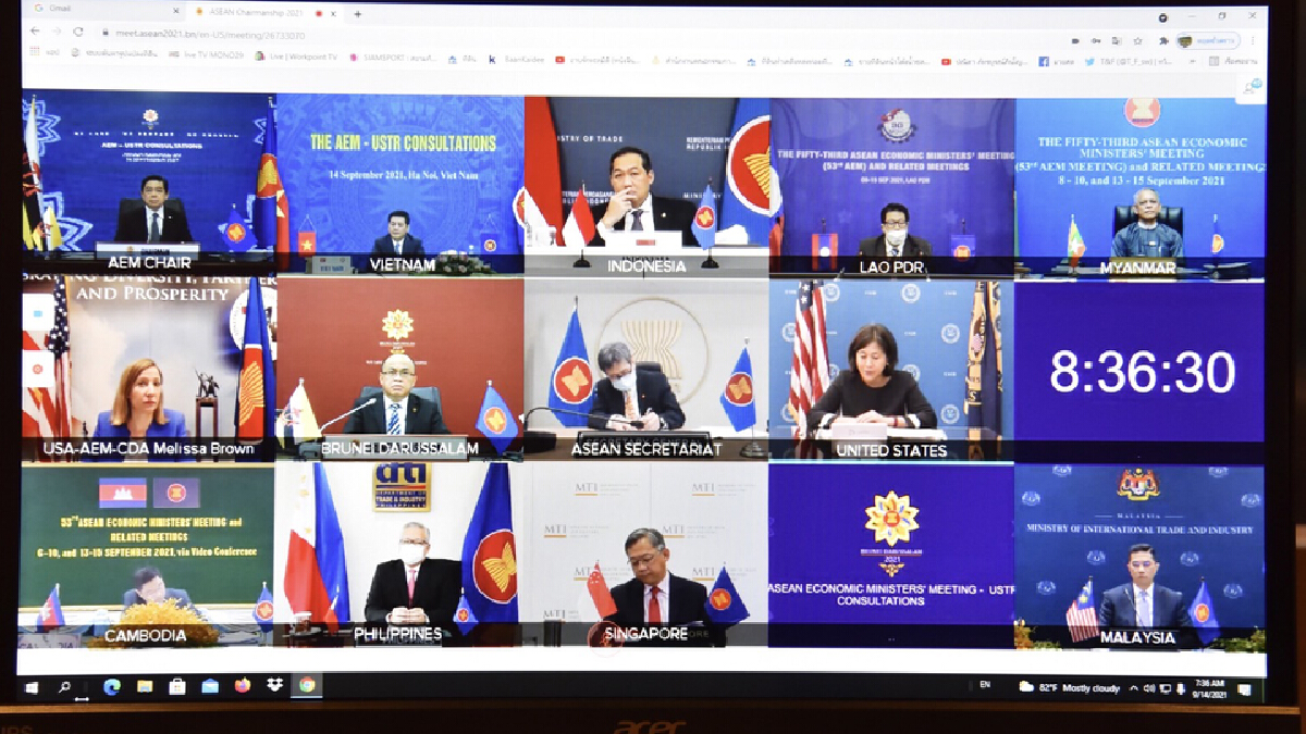 รัฐมนตรีเศรษฐกิจอาเซียน-สหรัฐฯ เคาะแผนร่วมมือการค้า-ลงทุนฉบับใหม่