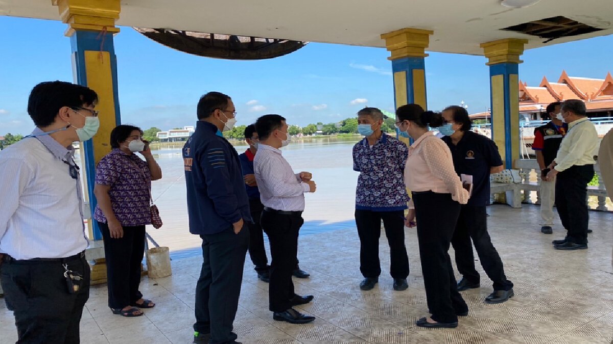 เฝ้าระวังชุมชนตลาดขวัญ ชุมชนเก่าแก่ ติดกับแม่น้ำเจ้าพระยา
