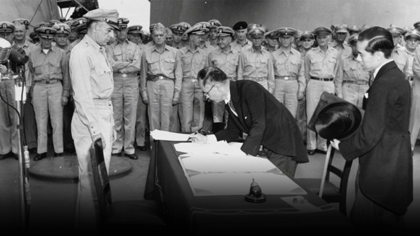 สิ้นสุดสงครามโลกครั้งที่ 2 อย่างเป็นทางการ 2 ก.ย. 1945