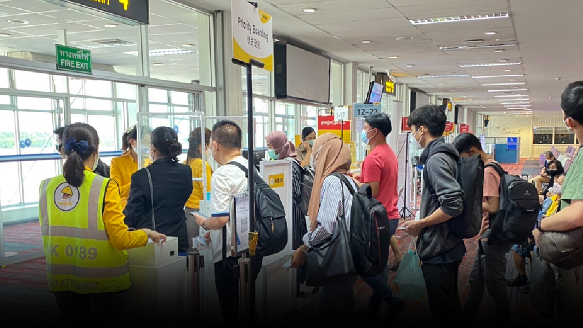 สนามบินหาดใหญ่คึกคัก ส่วนใหญ่นักธุรกิจ ไม่พบนทท.