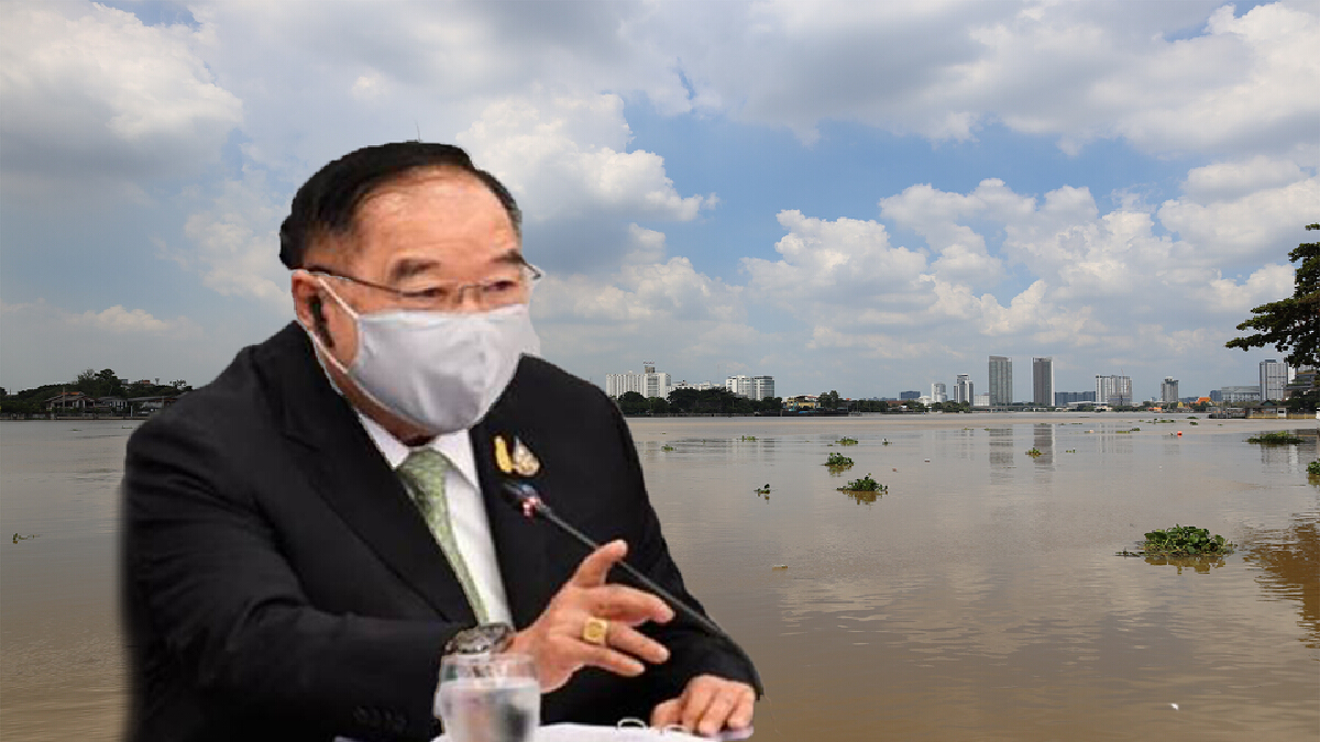 "ลุงป้อม"สั่งการกรมชลฯ ระบายน้ำต้องไม่ให้ชาวบ้านเดือดร้อน
