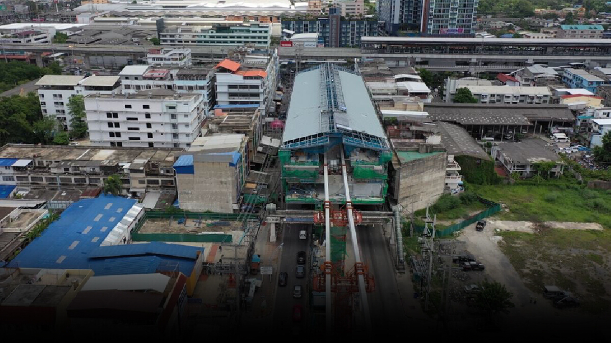 รถไฟฟ้าสายสีเหลือง-ชมพู คืบหน้ากว่า 80% พร้อมเปิดใช้ปี 65