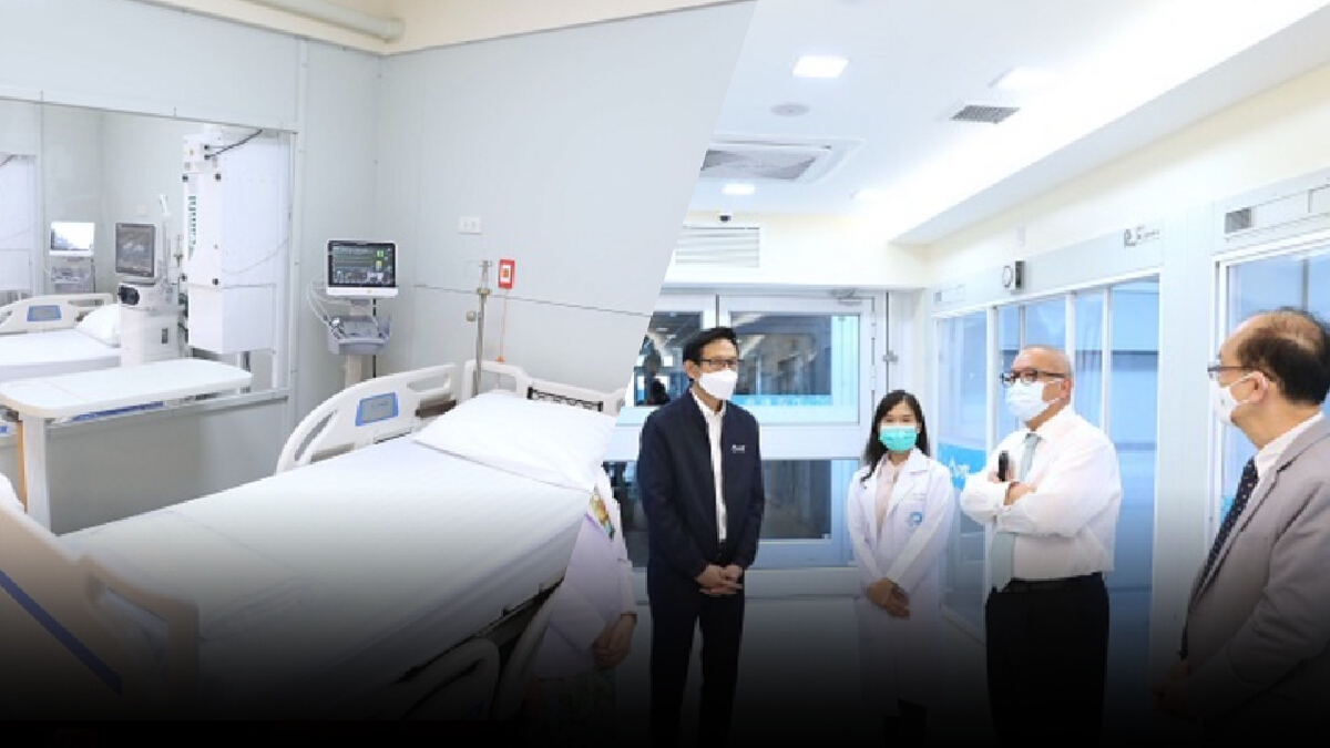 เตรียมพร้อมโรงพยาบาลสนาม ICU สำหรับผู้ป่วยโควิด-19 ระดับสีแดง