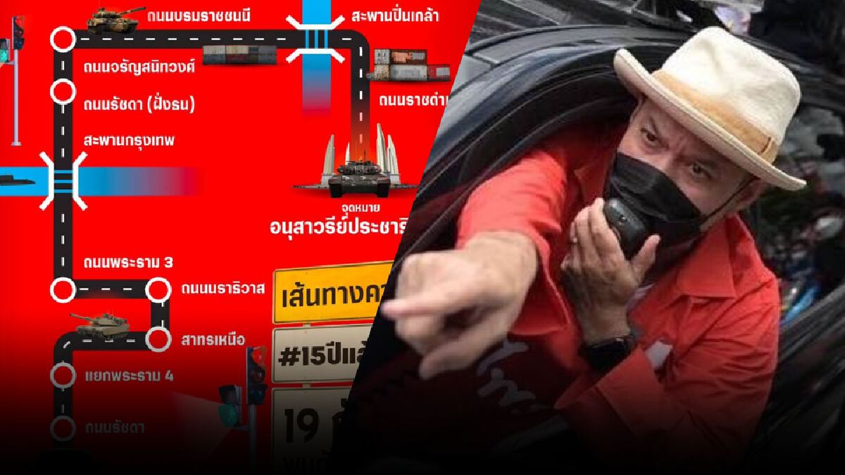จับตา! "ณัฐวุฒิ" เปิดแผนที่ขบวน "คาร์ม็อบ" ชุมนุม 19 ก.ย. จับตา! "ณัฐวุฒิ" เปิดแผนที่ขบวน "คาร์ม็อบ" ชุมนุม 19 ก.ย.