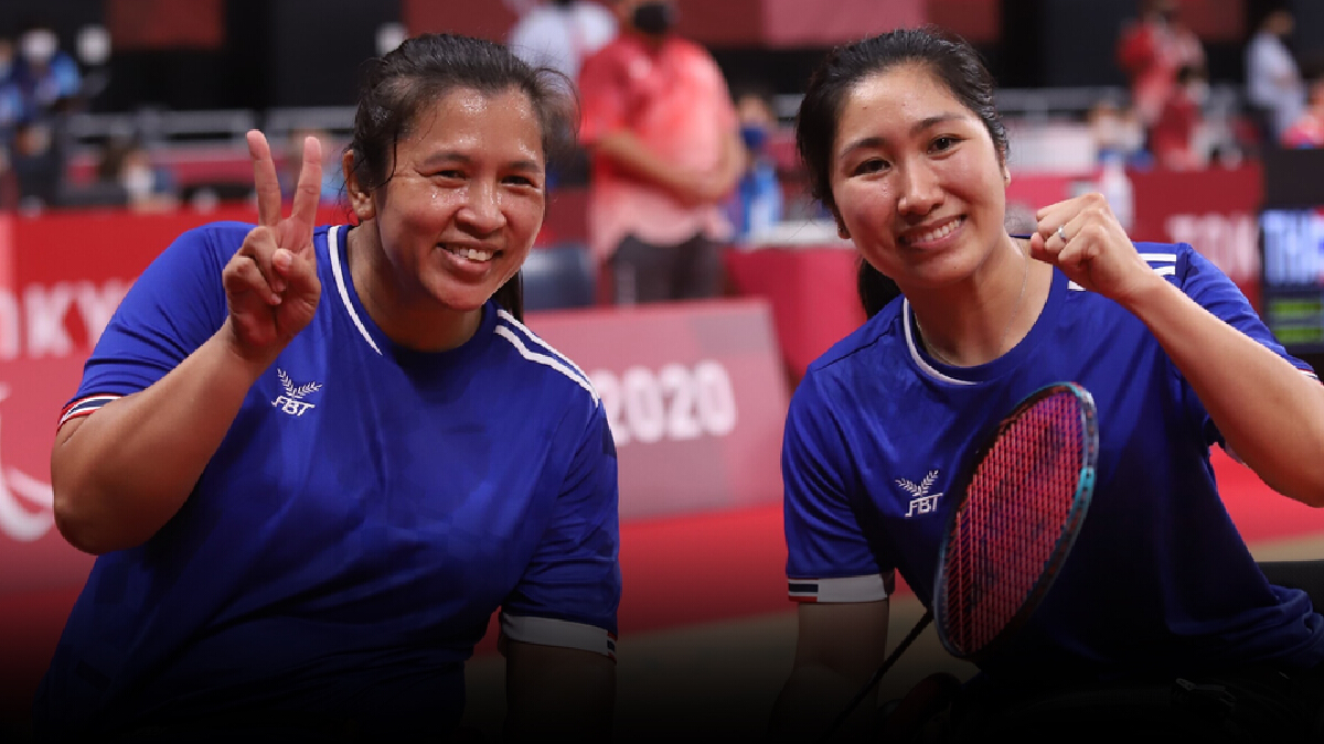 แบดหญิงคู่ไทยโค่นสวิสคว้าทองแดงพาราลิมปิกเกมส์ แบดหญิงคู่ไทยโค่นสวิสคว้าทองแดงพาราลิมปิกเกมส์