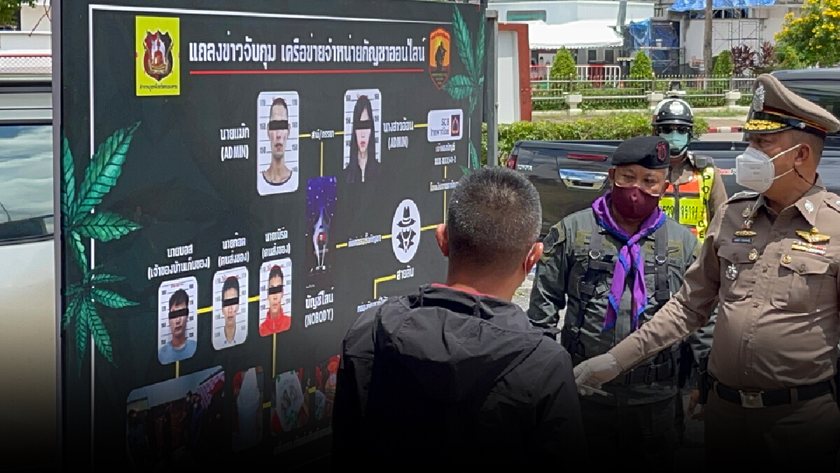 รวบยกแก๊งค้ากัญชาออนไลน์ส่งทั่วประเทศ