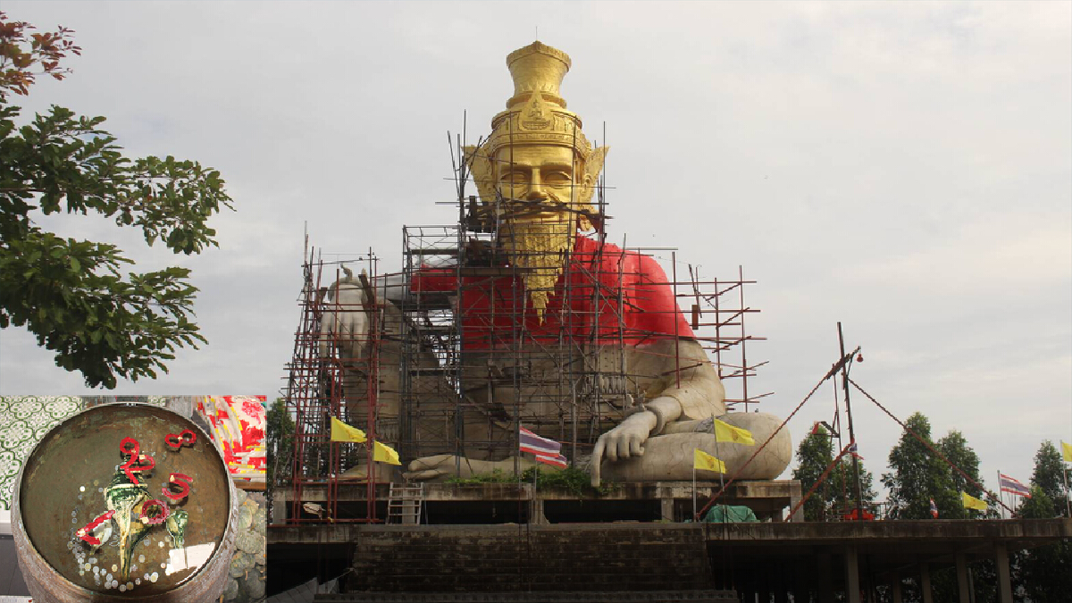 ประชาชนแห่ส่องเลขอ่างน้ำมนต์ฤๅษีเณร หลังงวดที่แล้วมีคนถูกรางวัลที่ 1