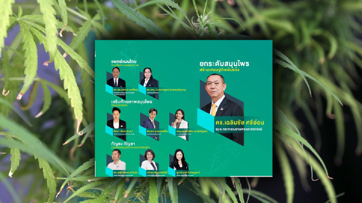 “Thai Herb สร้างภูมิ เสริมเศรษฐกิจ สยบพิษโควิด” ดันสมุนไพรไทยไปตีตลาดโลก