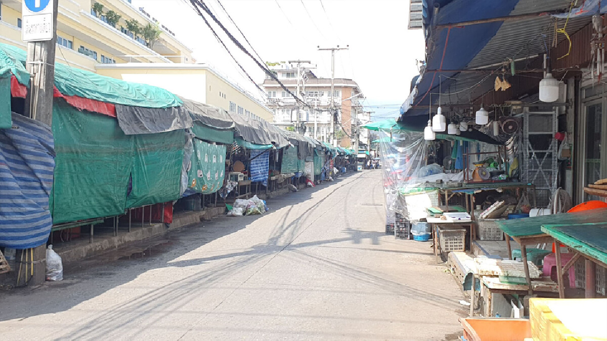 ปิดตลาดเมืองใหม่หลังพบติดเชื้อ95ราย