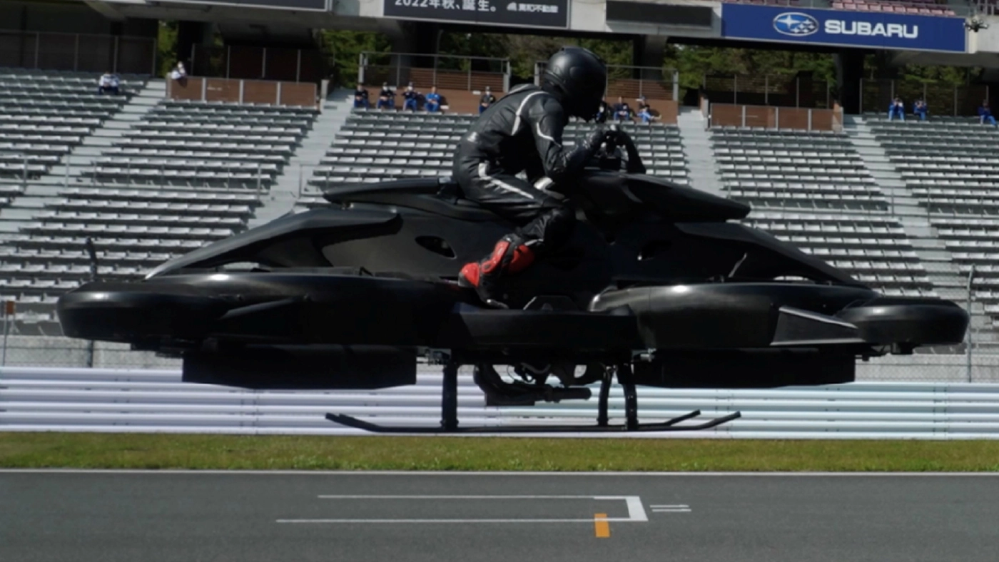 สตาร์ทอัพญี่ปุ่นเปิดตัว "มอเตอร์ไซค์บินได้" ราคา 22.6 ล้านบาท/คัน