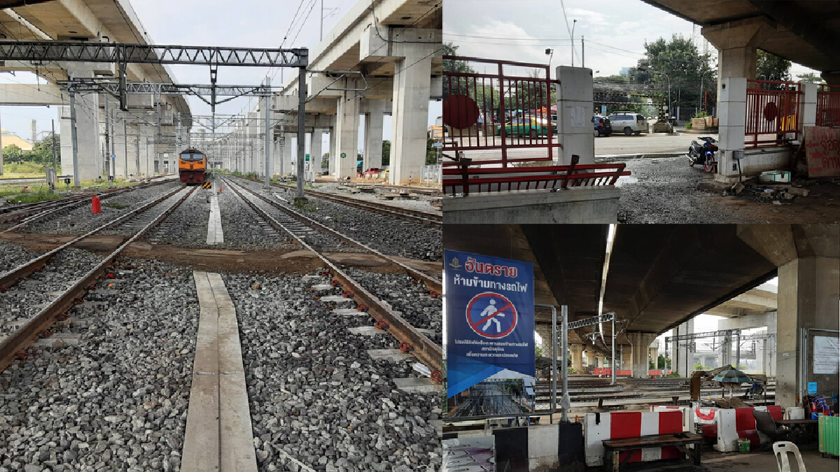 การรถไฟฯ แจ้งความเอาผิด คนบุกรุกทำลายรั้วแผงกั้น นิคมรถไฟ กม.11