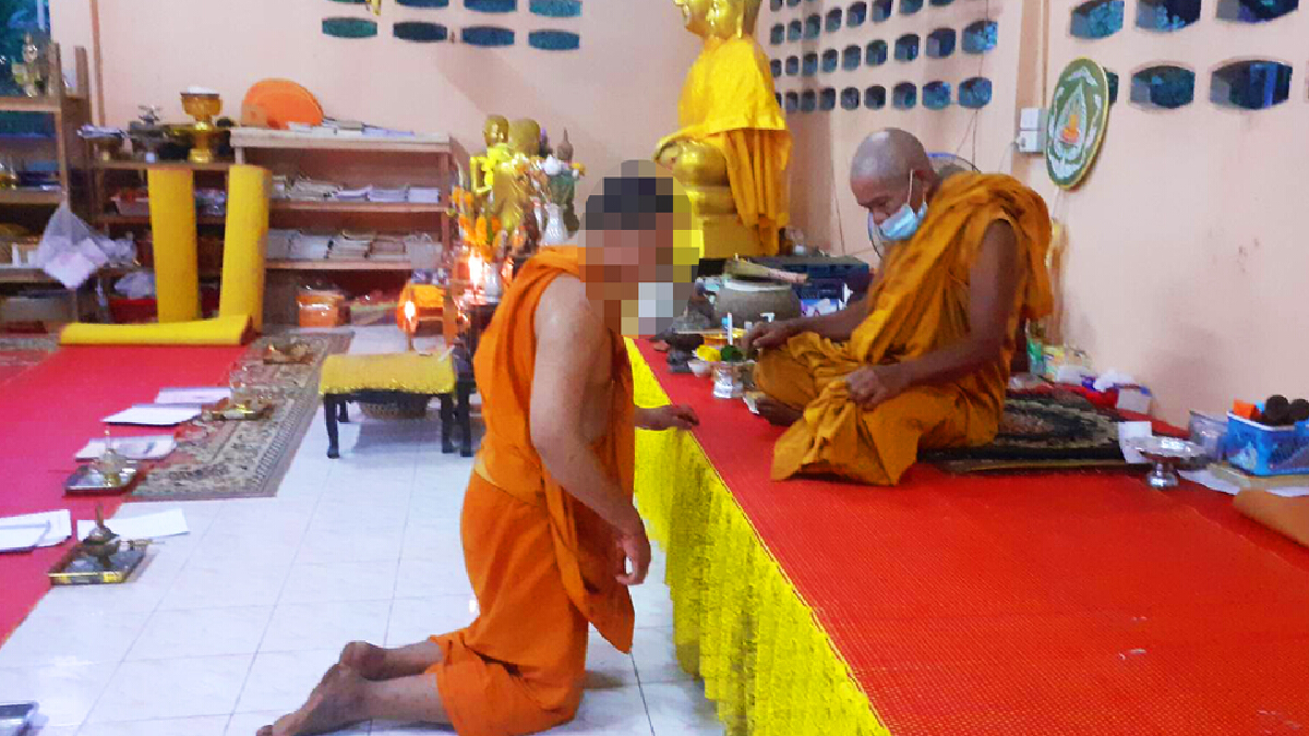 พระรุ่นน้องคว้ามีดพร้าฟันหน้า "หลวงพี่แจ๊ส" หลังฉุนเรื่องกิจนิมนต์