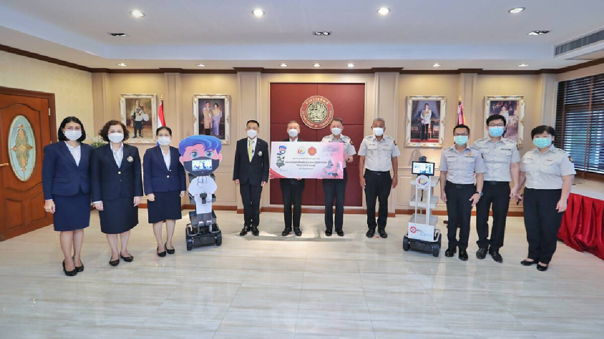 กรมราชทัณฑ์ รับมอบหุ่นยนต์รุ่น D-EMPIR CARE กรมราชทัณฑ์ รับมอบหุ่นยนต์รุ่น D-EMPIR CARE