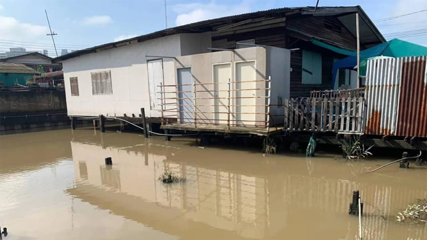 ห่วงใยชาวชุมชนริมคลอง เตรียมพร้อมป้องกันสถานการณ์น้ำ