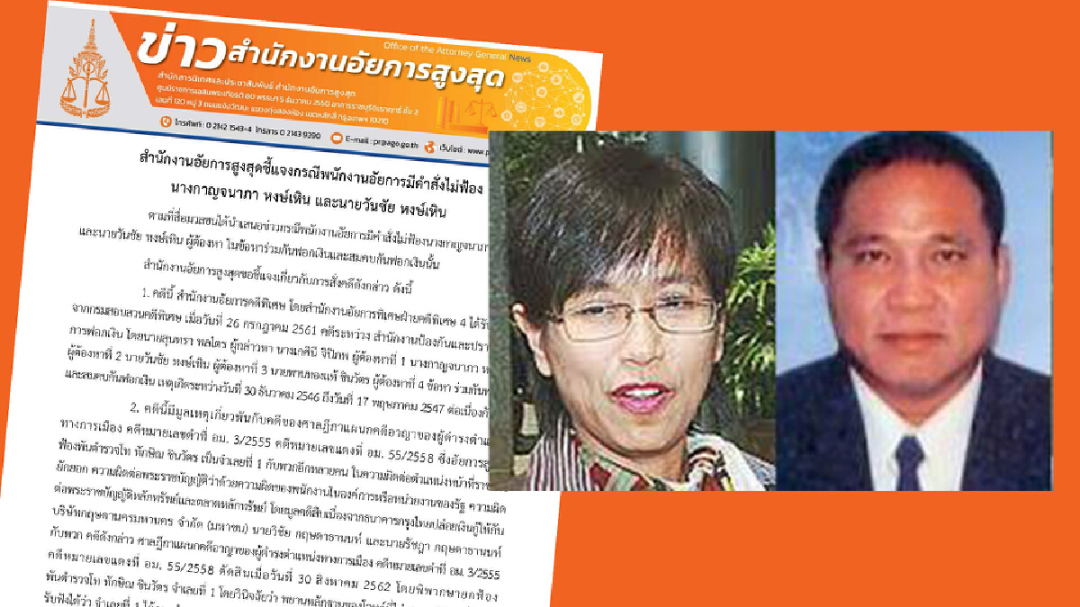 อัยการร่ายยาวแจงเหตุไม่ฟ้อง “กาญจนาภา-วันชัย หงษ์เหิน”ฟอกเงินกรุงไทย