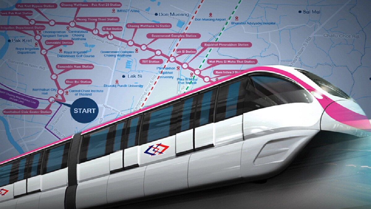 ขยายเวลาก่อสร้าง "รถไฟฟ้าสายสีชมพู" 290 วัน ขยายเวลาก่อสร้าง "รถไฟฟ้าสายสีชมพู" 290 วัน